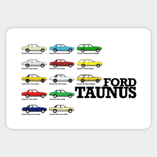 FORD TAUNUS RANGE - brochure Sticker